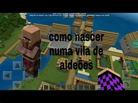 Como Nascer Numa Vila No Minecraft YouTube