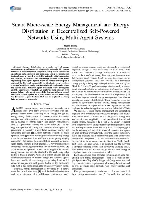 Pdf Smart Micro Scale Energy Management And Energy Distribution In Decentralized Self Powered