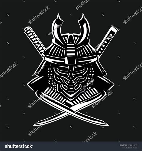 Vector Illustration Samurai Logo Stock Vector (Royalty Free) 2243299219 ...