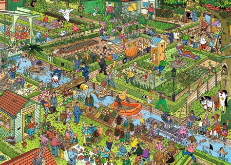 Puzzle Jan Van Haasteren Le Potager 1 000 Pieces PuzzleMania Fr