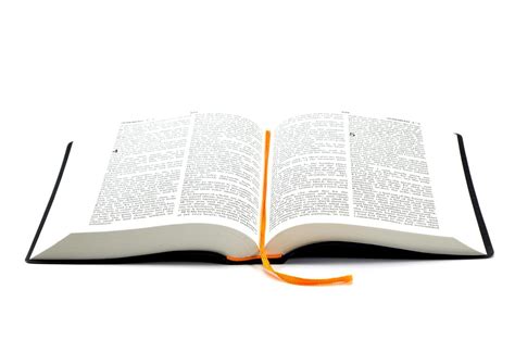 Open Holy Bible Book On White Background Stock Photo At Vecteezy