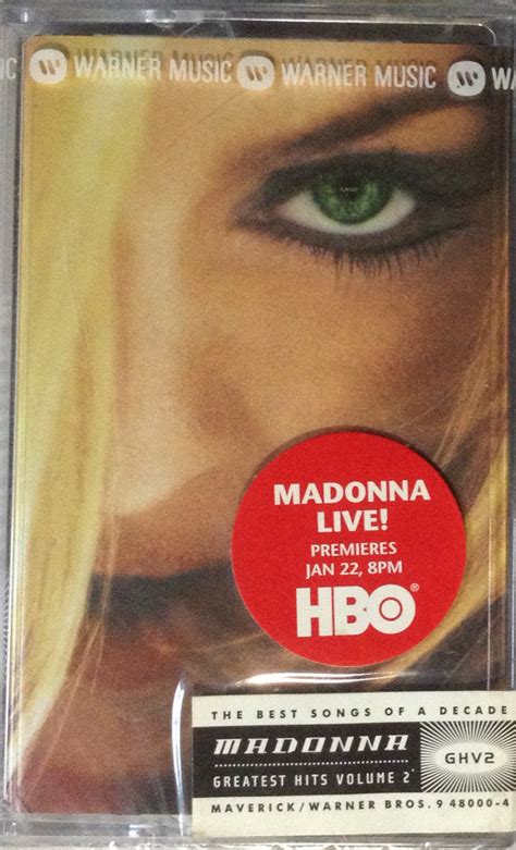 Madonna Ghv Greatest Hits Volume Cassette Discogs