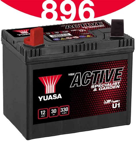 U1 Yuasa Garden 12v 30ah 330A 896 Groves Batteries