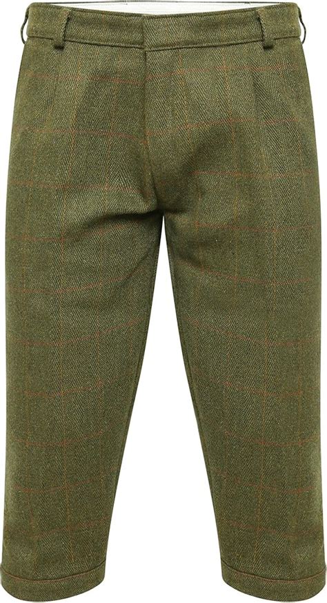 Mens Derby Tweed Breeks Plus Fours Hunting Shooting Country Trousers