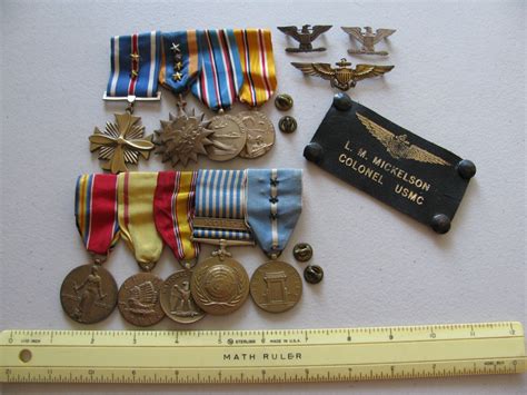 Ww2 Korea Usmc Colonel Pilots Dress Medal Grelly Usa