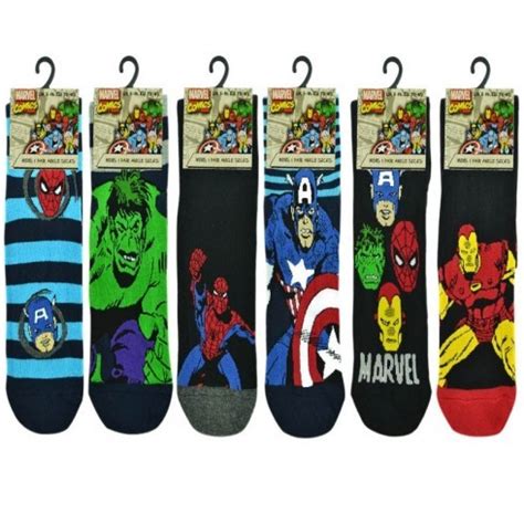 MENS MARVEL CHARACTER SOCKS | 1st Impression Wholesale Underwear Blog