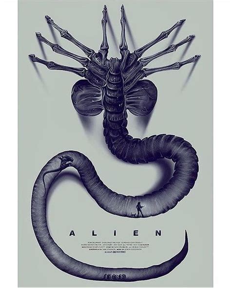 In Space No One Can Hear You Scream Alien Alternativemovieposter By