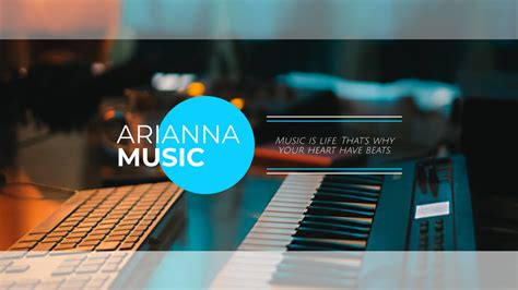 Music Is Life Youtube Channel Art Youtube Channel Art Template