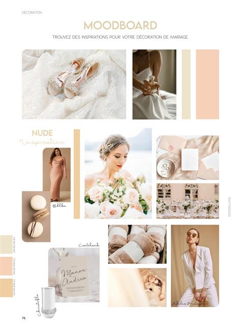 Décoration Un mariage nude Albe Editions ORGANISER SON MARIAGE Inspiration