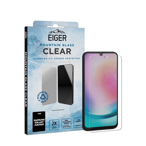 Eiger Samsung Galaxy A25 2 5D Panzer Glas Case Friendly