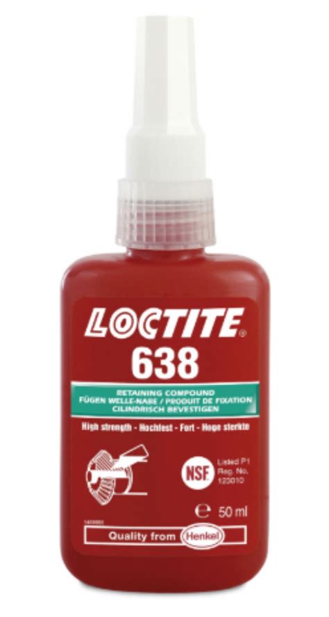 638 50ml Loctite 638 50ml Hi Strenght Fast Cure Retaining Compound