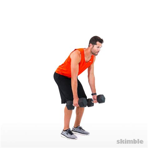 Alternating Bent Over Rows Exercise How To Workout Trainer By Skimble