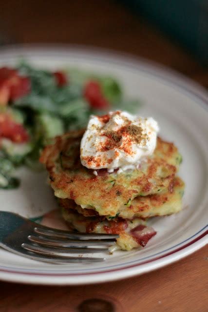 Indigo Scones Bacon Zucchini Potato Pancakes