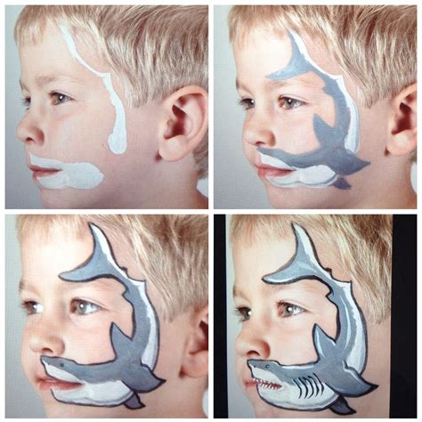 Shark Mouth Face Paint