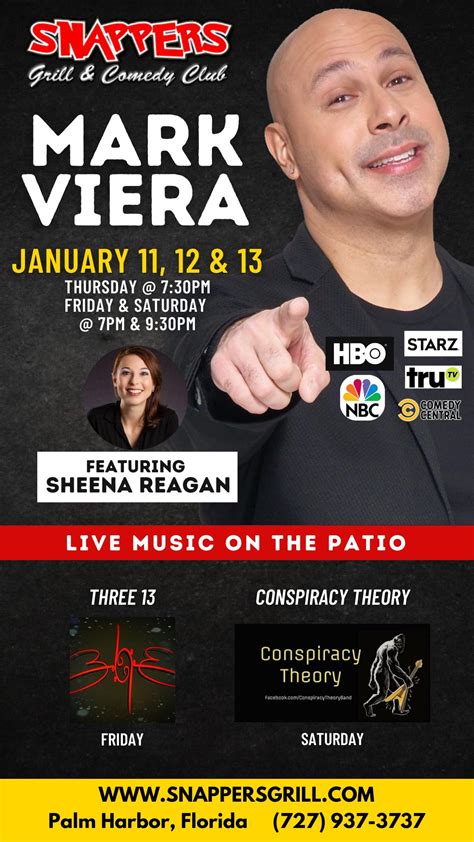 Mark Viera Comedy Tour Tickets In Palm Harbor Fl United States