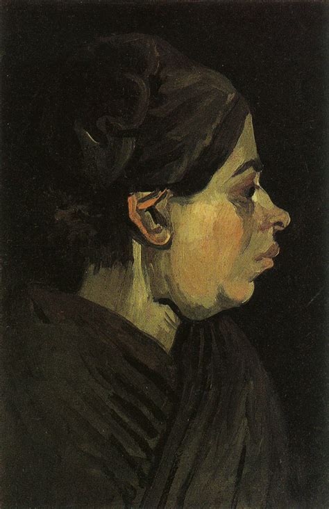 Vincent Van Gogh Peasant Woman Head