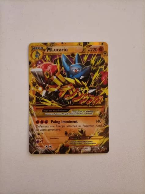 Carte Pok Mon M Lucario Ex Xy Poings Furieux Fran Aise Eur