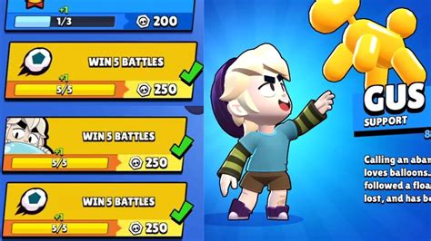 Unlocked Brawl Stars Gus Brawler Brawl Stars New Update And New