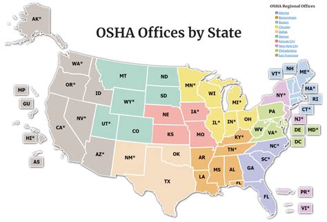 Us Department Of Labor Restructures Osha Regional Offices Merging San