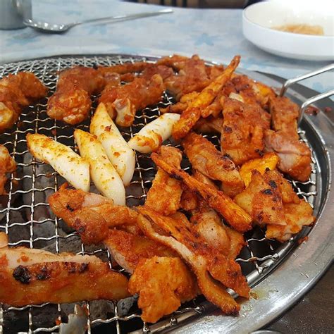 Food Chuncheon Dakgalbi Korean Chicken Bbq Peacebreeze