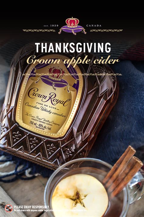 Crown Royal Apple Cider | Apple cider drink, Hot apple cider, Hot cider