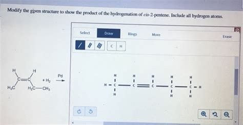 Solved Modify The Given Structure To Show The Product Of The