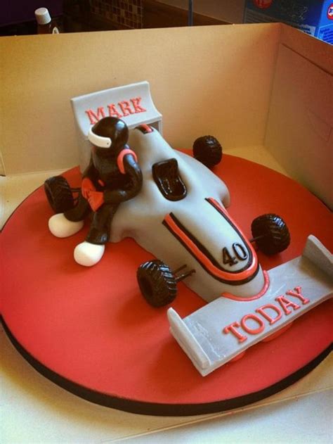 Racing Car Cake Decorated Cake By Lisa Salerno Cakesdecor