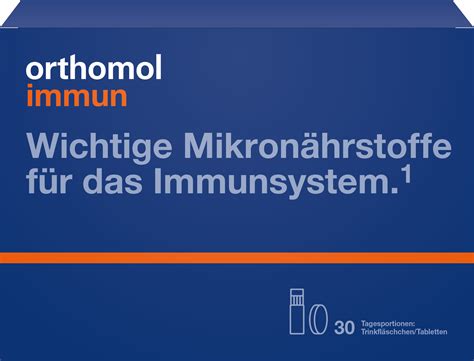 Orthomol Immun Zur Unterstützung des Immunsystems