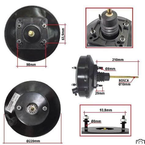 Servo Freio Hidrovácuo Sistema Bosch Chevrolet Opala 1980 a 1990