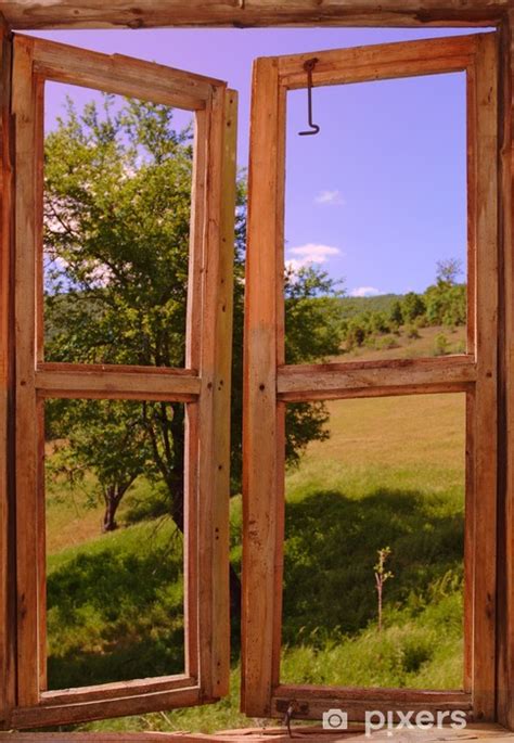 Fotomural Paisaje Visto A Trav S De Una Ventana Pixers Es