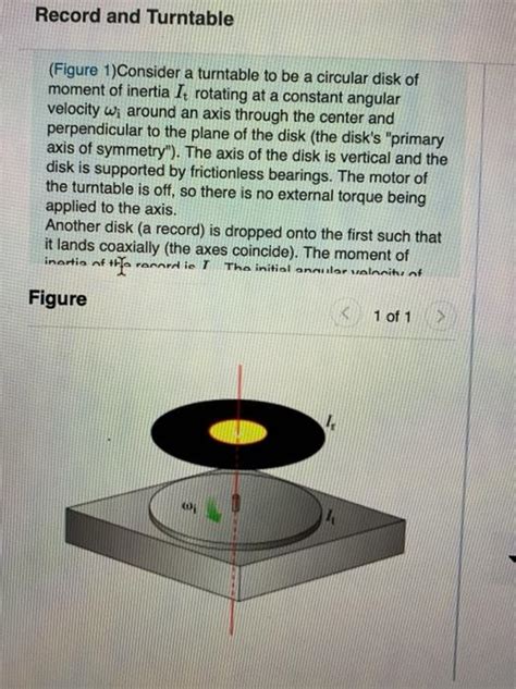 Solved Part A What Is The Final Angular Velocity Wf Of The Chegg