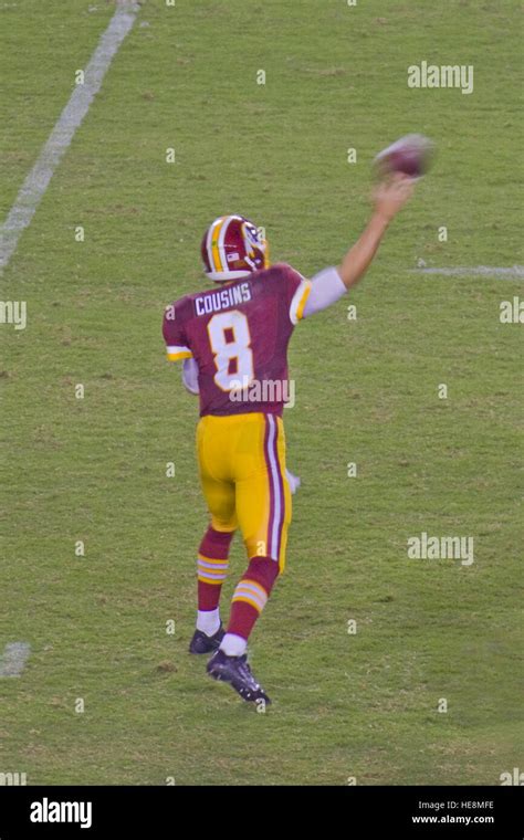 Washington Redskin's quarterback Kirk Cousins Stock Photo - Alamy