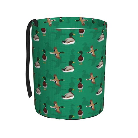 Qekee Duck Mallard Flying Pose Print Automotive Waterproof Portable