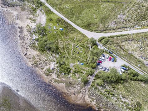 Wild Camping in the Wildernis of Glen Etive, Scotland Stock Image ...