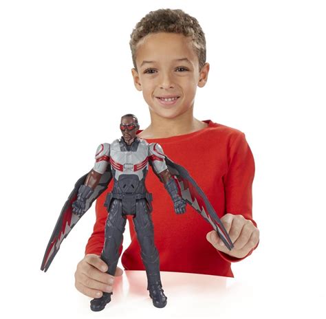 Marvel Avengers Falcon Elektronisch Actiefiguur Titan Hero 30 Cm