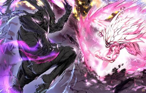 Monster Garou And Dominator Of The Universe Lord Boros One Punch