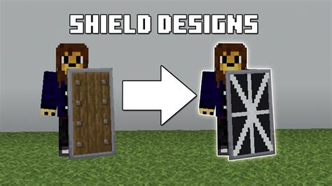 How To Add Design To Shield In Minecraft 117 Youtube