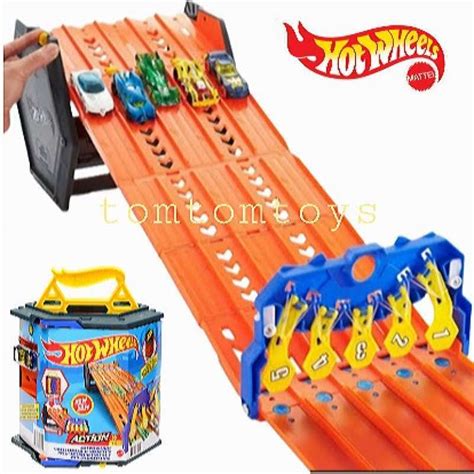 Promo HOT WHEELS ROLL OUT RACEWAY MATTEL Hotwheels 5 Line Racing Track Diskon 23 Di Seller Enzo