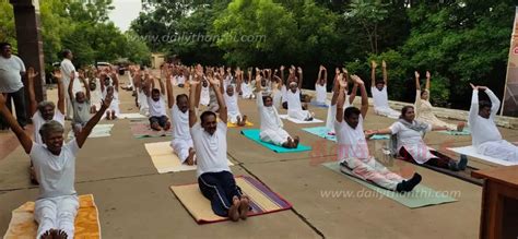 World Yoga Day Yoga Training For Court Hospital Staff உலக யோகா தினம் கோர்ட்டு ஆஸ்பத்திரி