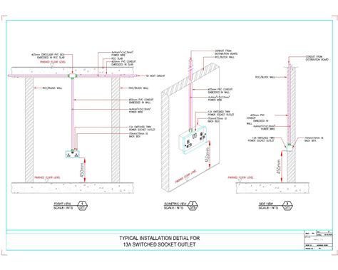 Floor Socket Cad Block Viewfloor Co