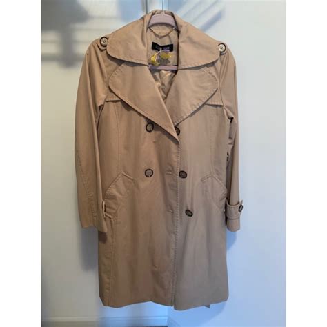 Ellen Tracy Classic Trench Coat S Gem