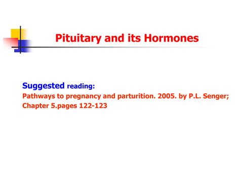 SOLUTION Pituitary Hormones Studypool