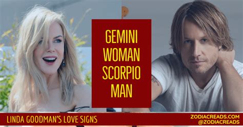 Gemini Woman And Scorpio Man Love Compatibility Linda Goodman