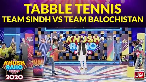 Table Tennis Game Team Sindh Vs Team Balochistan Khush Raho Pakistan