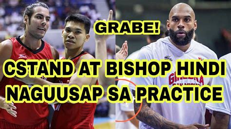 PBA UPDATES CSTAND AT BISHOP HINDI NAGUUSAP SA PRACTICE YouTube