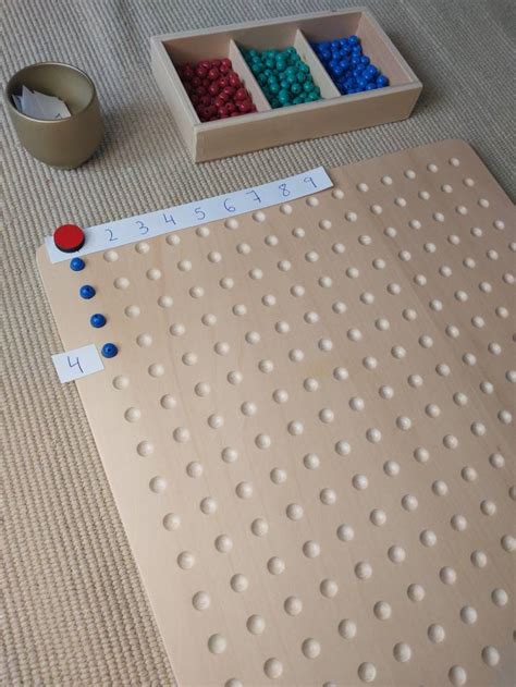 LA TABLA PERFORADA UN MATERIAL MONTESSORI DE MATEMÁTICAS Juegos y