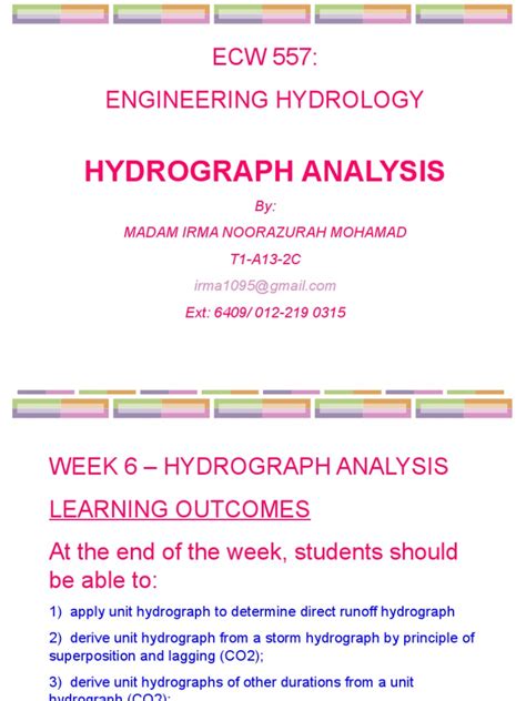 Hydrograph Analysis | PDF | Hydrology | Water