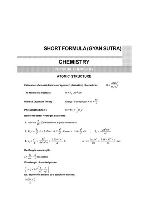 Atomic Structure | PDF