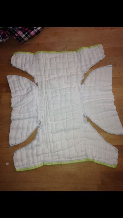 Diy Fitted Diapers Cut A Prefold And Surge The Edges I Love How They