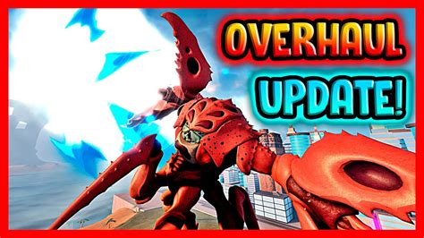 SHOWING EVERYTHING NEW IN THE OVERHAUL UPDATE Roblox Kaiju Universe